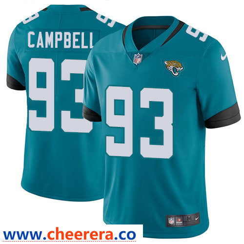 Nike Calais Campbell Jacksonville Jaguars teal Vapor jersey