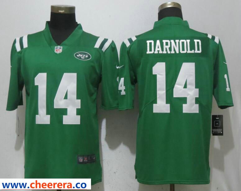 Nike Sam Darnold New York Jets green Color Rush jersey