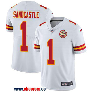 Nike Leon Sandcastle Kansas City Chiefs white Vapor jersey