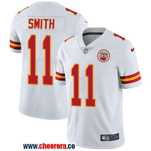 Nike Alex Smith Kansas City Chiefs white Vapor jersey