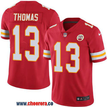 Nike De'Anthony Thomas Kansas City Chiefs red Vapor jersey