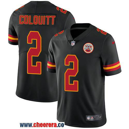 Nike Dustin Colquitt Kansas City Chiefs black Limited jersey