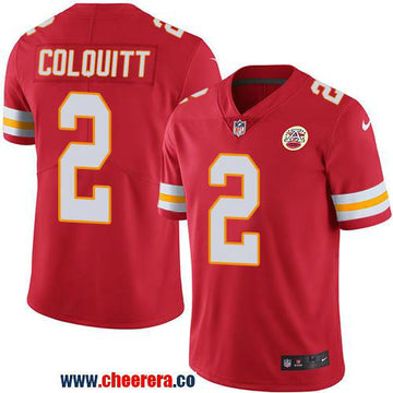 Nike Dustin Colquitt Kansas City Chiefs red Vapor jersey