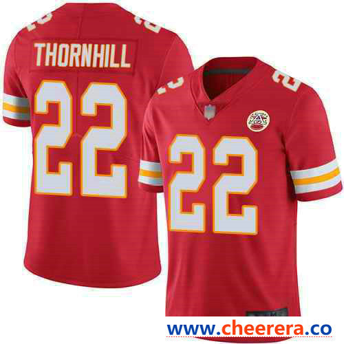 Nike Juan Thornhill Kansas City Chiefs red Vapor jersey
