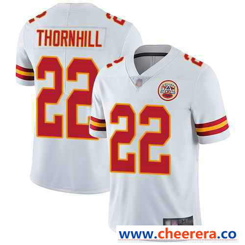 Nike Juan Thornhill Kansas City Chiefs white Vapor jersey
