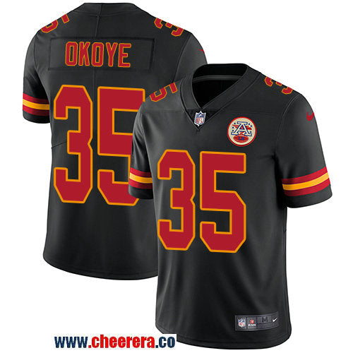 Nike Christian Okoye Kansas City Chiefs black Limited jersey