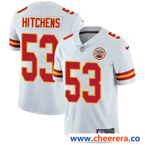 Nike Anthony Hitchens Kansas City Chiefs white Vapor jersey
