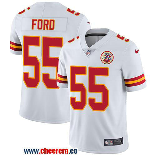Nike Dee Ford Kansas City Chiefs white Vapor jersey