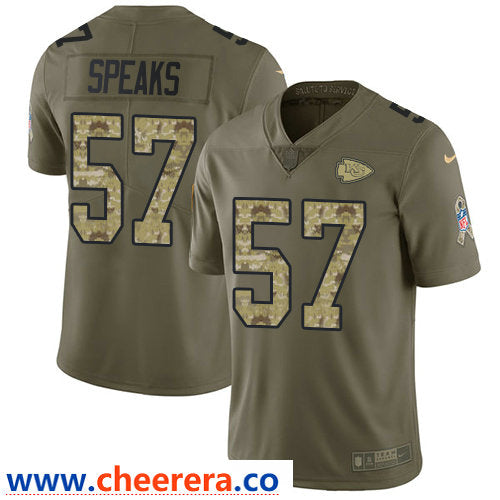 Nike Breeland Speaks Kansas City Chiefs olive Salute To Service jersey