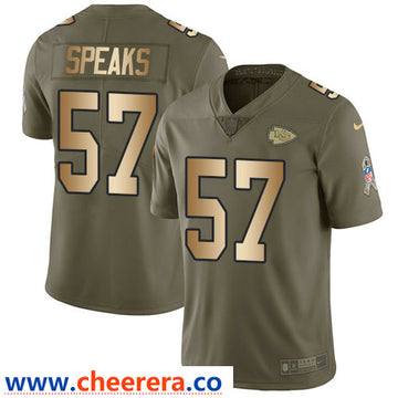 Nike Breeland Speaks Kansas City Chiefs olive Salute To Service jersey