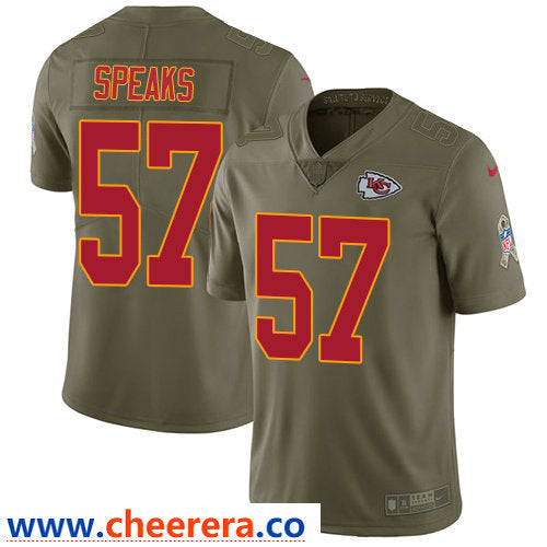 Nike Breeland Speaks Kansas City Chiefs olive Salute To Service jersey