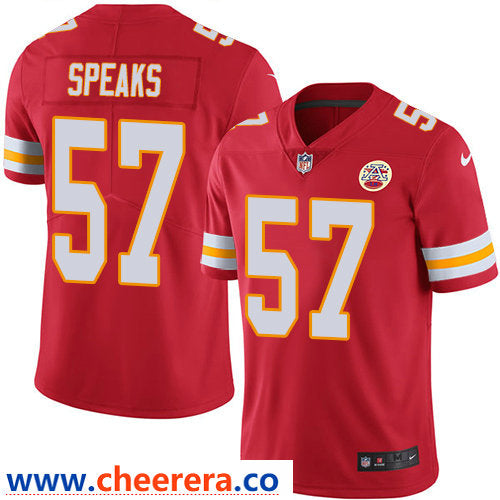 Nike Breeland Speaks Kansas City Chiefs red Vapor jersey