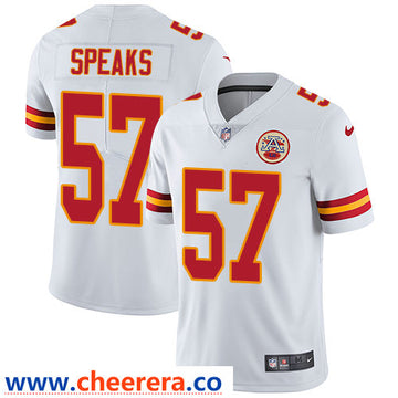 Nike Breeland Speaks Kansas City Chiefs white Vapor jersey