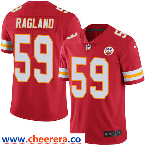 Nike Reggie Ragland Kansas City Chiefs red Vapor jersey