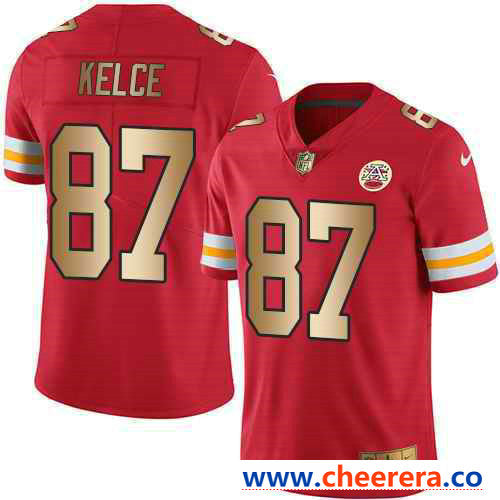 Nike Travis Kelce Kansas City Chiefs red Limited jersey