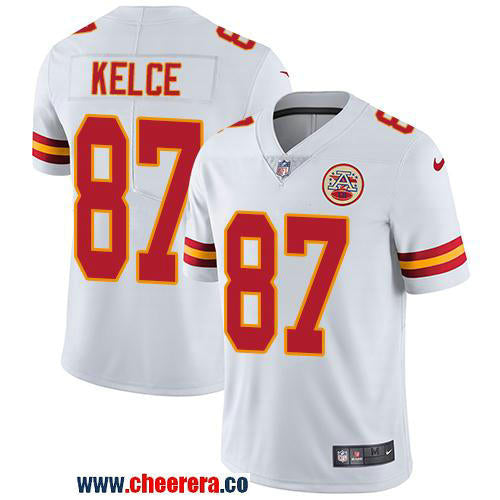 Nike Travis Kelce Kansas City Chiefs white Vapor jersey