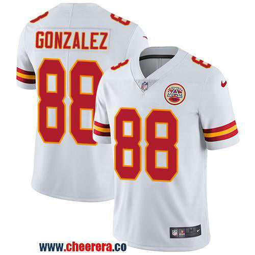 Nike Tony Gonzalez Kansas City Chiefs white Vapor jersey