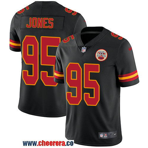 Nike Chris Jones Kansas City Chiefs black Limited jersey