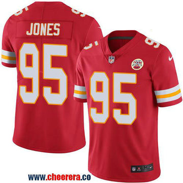 Nike Chris Jones Kansas City Chiefs red Vapor jersey
