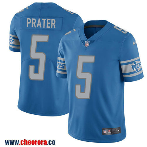 Nike Matt Prater Detroit Lions blue Limited jersey