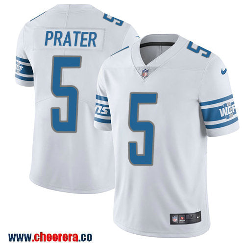 Nike Matt Prater Detroit Lions white Limited jersey