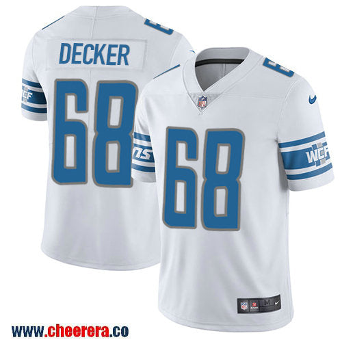 Nike Taylor Decker Detroit Lions white Limited jersey