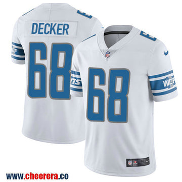 Nike Taylor Decker Detroit Lions white Limited jersey