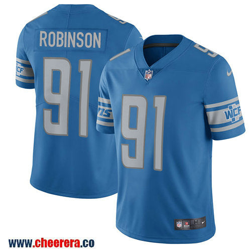 Nike A'Shawn Robinson Detroit Lions blue Limited jersey
