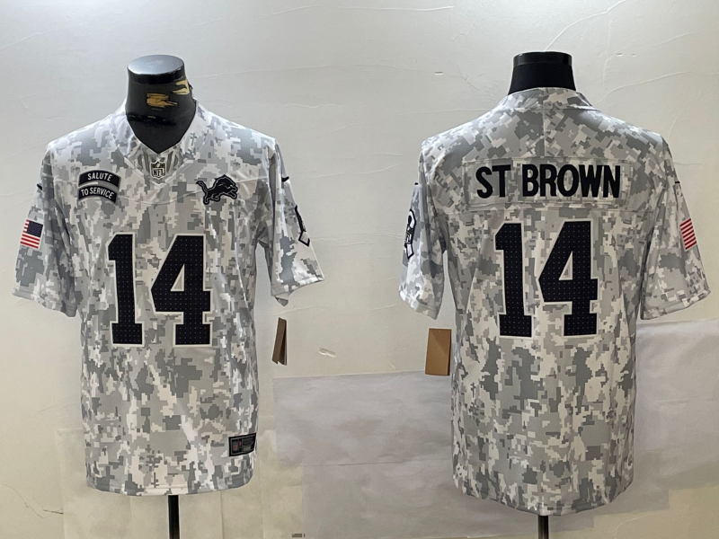 Nike Detroit Lions brown Salute To Service jersey