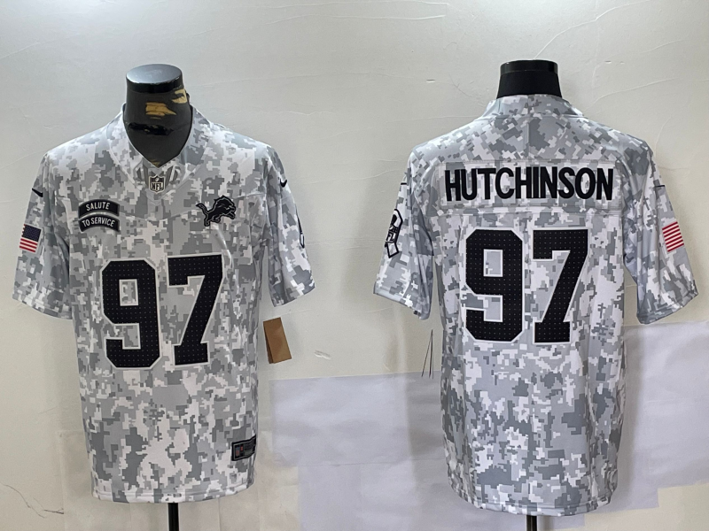 Nike Detroit Lions camo Salute To Service jersey