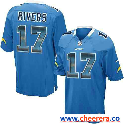 Nike Philip Rivers Los Angeles Chargers blue Limited jersey
