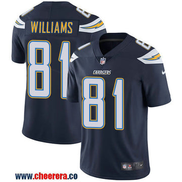 Nike Mike Williams Los Angeles Chargers navy Vapor jersey