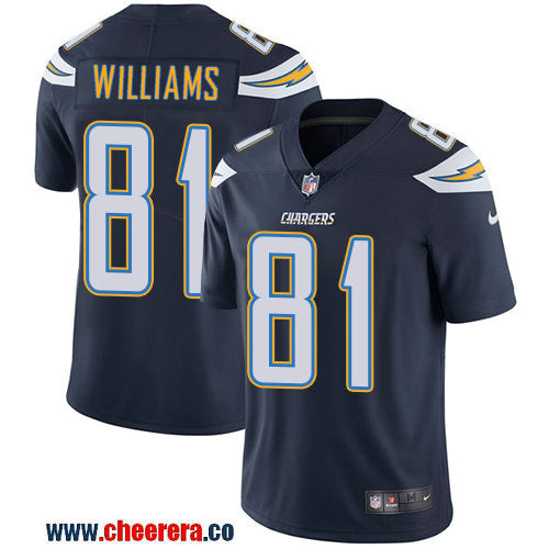Nike Mike Williams Los Angeles Chargers navy Vapor jersey