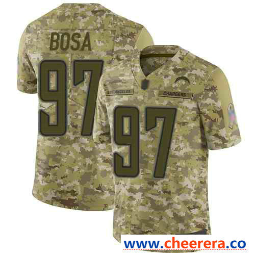 Nike Joey Bosa Los Angeles Chargers camo Salute To Service jersey