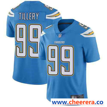 Nike Jerry Tillery Los Angeles Chargers blue Vapor jersey