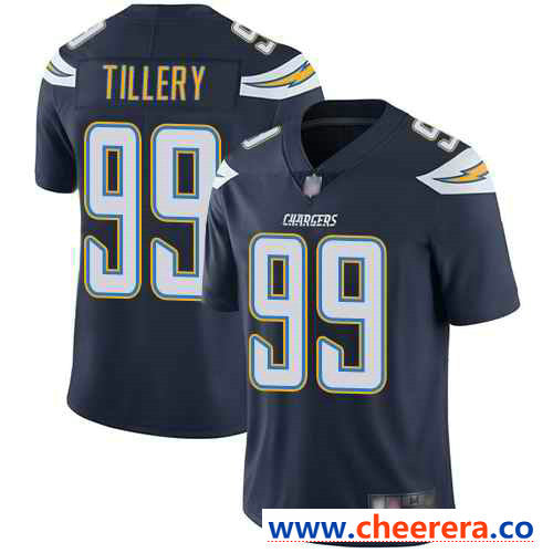 Nike Jerry Tillery Los Angeles Chargers navy Vapor jersey