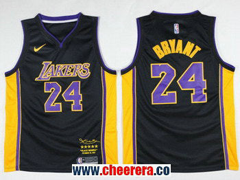 Nike Kobe Bryant Los Angeles Lakers black jersey