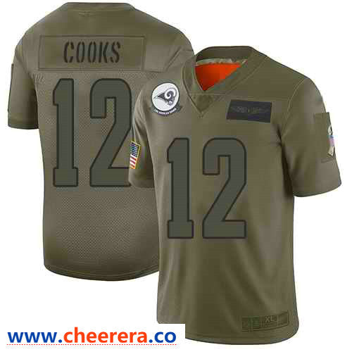 Nike Brandin Cooks Los Angeles Rams camo Salute To Service jersey
