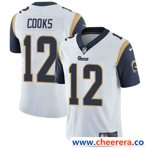 Nike Brandin Cooks Los Angeles Rams white Vapor jersey