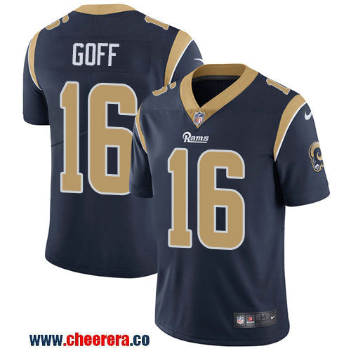 Nike Jared Goff Los Angeles Rams navy Vapor jersey