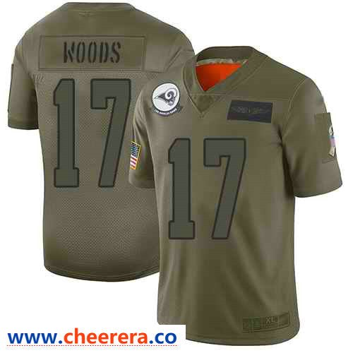 Nike Robert Woods Los Angeles Rams camo Salute To Service jersey