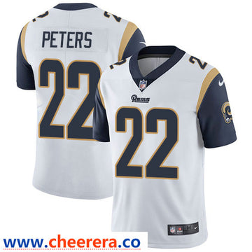 Nike Marcus Peters Los Angeles Rams white Vapor jersey