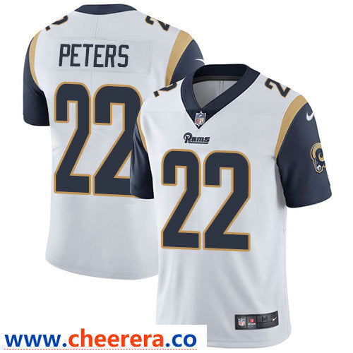 Nike Marcus Peters Los Angeles Rams white Vapor jersey