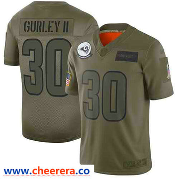 Nike Todd Gurley II Los Angeles Rams camo Salute To Service jersey