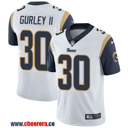 Nike Todd Gurley II Los Angeles Rams white Vapor jersey