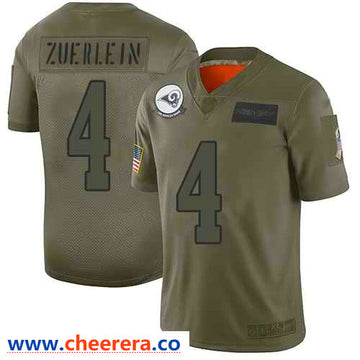 Nike Greg Zuerlein Los Angeles Rams camo Salute To Service jersey