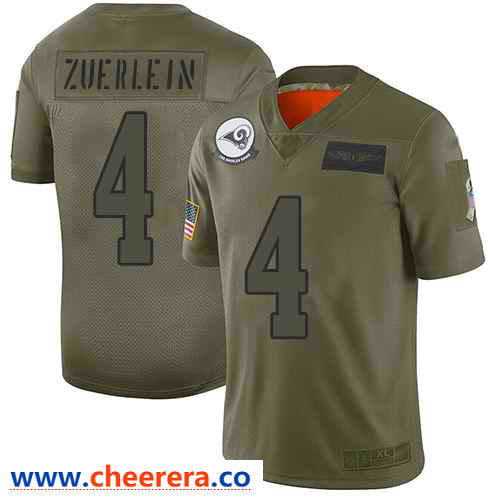 Nike Greg Zuerlein Los Angeles Rams camo Salute To Service jersey