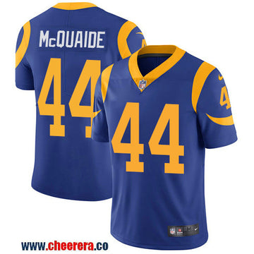 Nike Jacob McQuaide Los Angeles Rams royal Vapor jersey