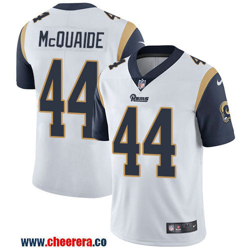 Nike Jacob McQuaide Los Angeles Rams white Vapor jersey