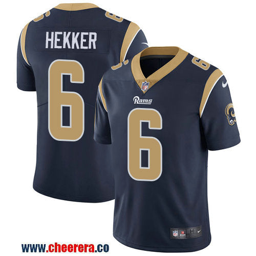 Nike Johnny Hekker Los Angeles Rams navy Vapor jersey